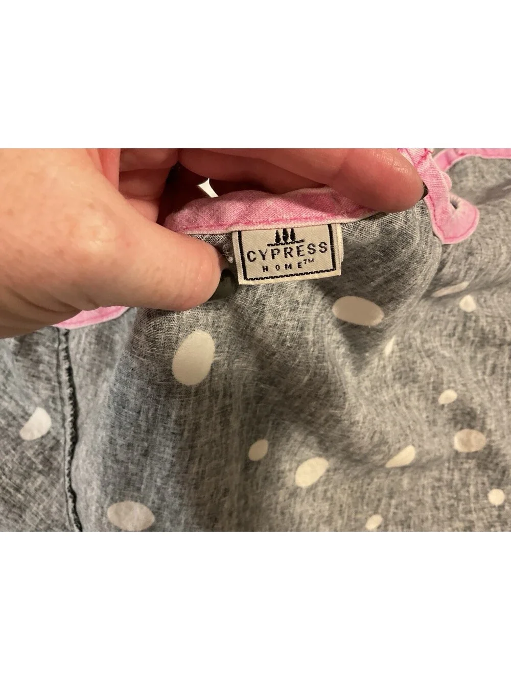 Vintage Inspired Polka Dot & Pink Adult Apron Monogrammed B
